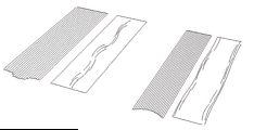 Center Buckle and Edge wave Drawing Center Buckle and Edge wave Drawing